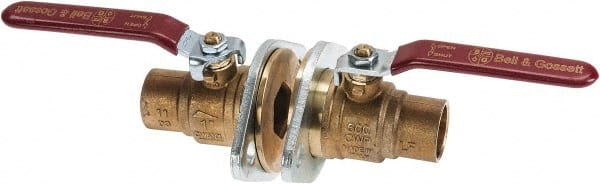 Isolation Flanges, For Use With: Water , Pipe Size: 1-1/2 (Inch), End Connections: NPT , Flange Width: 4-7/16 (Inch), Overall Length (Inch): 3-23/64  MPN:101241LF