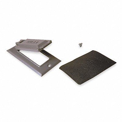 Weatherproof Cover Die-Cast Zinc Gray MPN:5103-0