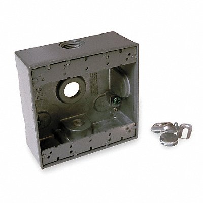 Weatherproof Box 2Gang 3Inlet MPN:5341-0