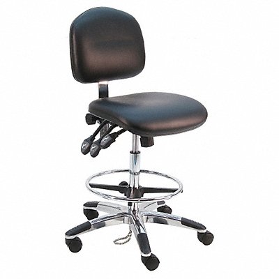 Ergonomic Chair Vinyl Black MPN:LAT-DCRB-TLC-WW-BLACK