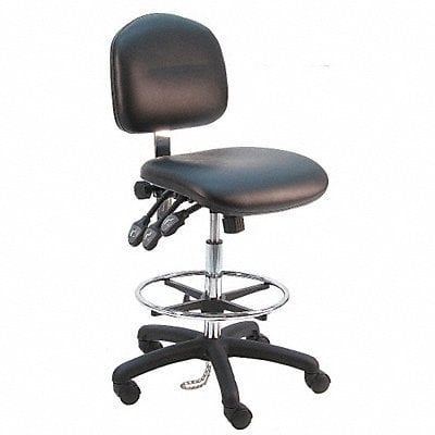 Ergonomic Chair Vinyl Black MPN:LNT-DCRB-TLC-WW-BLACK