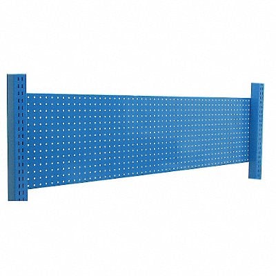 Pegboard Backwall 50 W x 2 D x 16 H Blue MPN:PB48