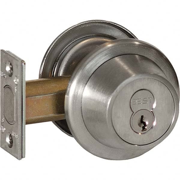 Deadbolts, Deadbolt Type: Double Cylinder , Finish: Satin Chrome-Plated , Lock Override: Key , Cylinder: 6 or 7 Pin  MPN:7T37MSTK626