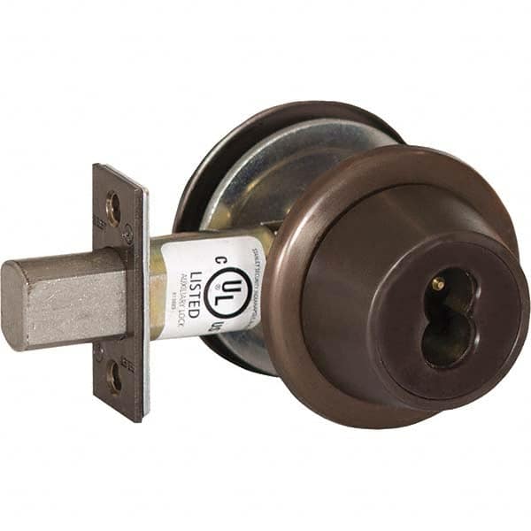 Deadbolts, Deadbolt Type: Single Cylinder , Finish: Antique Bronze , Lock Override: Key , Cylinder: 6 or 7 Pin  MPN:8T27KSTK613