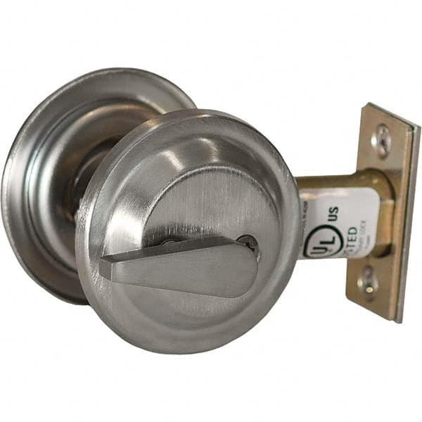 Deadbolts, Deadbolt Type: Single Cylinder , Finish: Satin Chrome-Plated , Lock Override: Key , Cylinder: 6 or 7 Pin  MPN:8T30KLSTK626