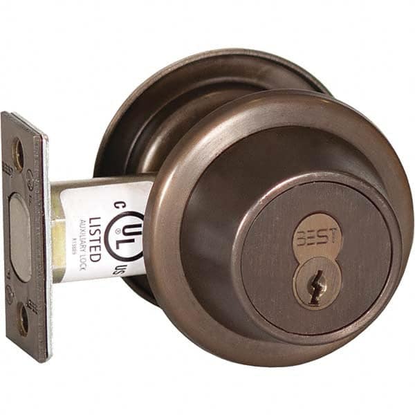 Deadbolts, Deadbolt Type: Double Cylinder , Finish: Antique Bronze , Lock Override: Key , Cylinder: 6 or 7 Pin  MPN:8T37MSTK613