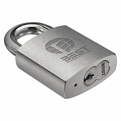 Padlock 7/8 in Rectangle Silver MPN:41B72L