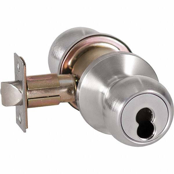 Knob Locksets, Cylinder Type: Tumbler , Type: Entrance , Door Thickness: 1 3/8 - 2 , Material: Brass , Finish/Coating: Satin Chrome, Satin Chrome  MPN:8K37W4CS3626