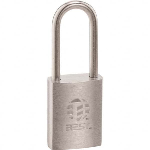 Padlock: Stainless Steel, 2-1/16