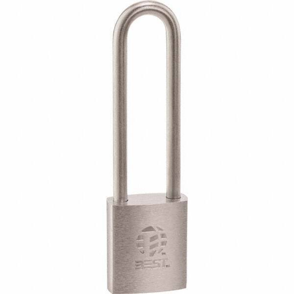 Padlock: Stainless Steel, 2-1/16