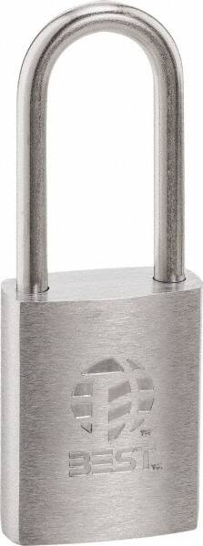 Padlock: Brass Body & Stainless Steel Shackle, 2