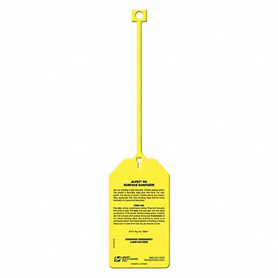 Safety Tag 13 in x 3 in Plastic MPN:USP20069