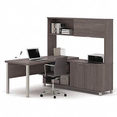 L-Shape Workstation Bark Gray 71-7/64inW MPN:120864-47