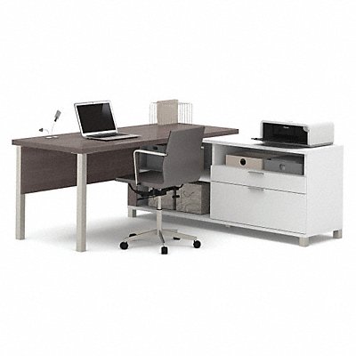 L-Shape Workstation 2Drawers 29-29/32inH MPN:120883-47