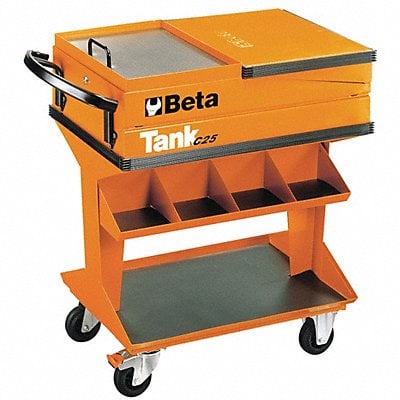 Orange Light Duty Tool Utility Cart MPN:C25