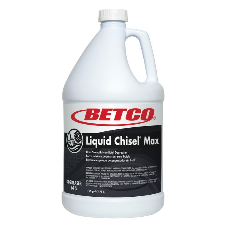 Betco Liquid Chisel Max Degreaser Concentrate, 128 Oz Bottle, Case Of 4 (Min Order Qty 2) MPN:1450400