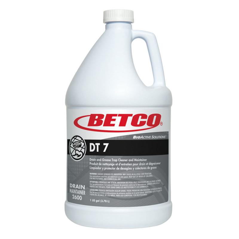 Betco BioActive Solutions DT 7 Cleaners, Ocean Breeze Scent, 148 Oz Bottle, Case Of 4 MPN:26000400