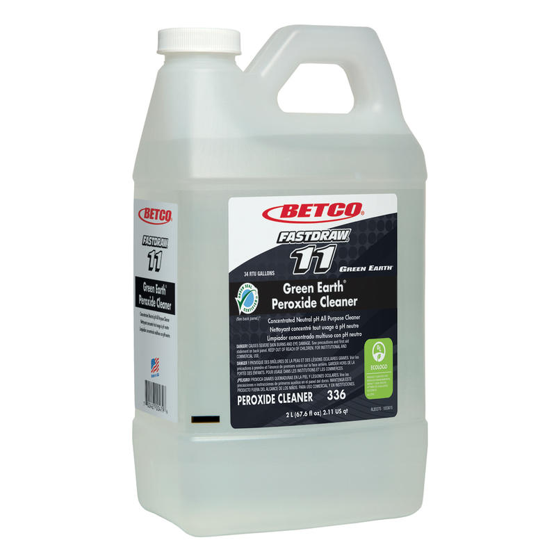 Betco Green Earth Peroxide Cleaner, Fresh Mint Scent, 67.6 Oz Bottle, Case Of 4 MPN:3364700