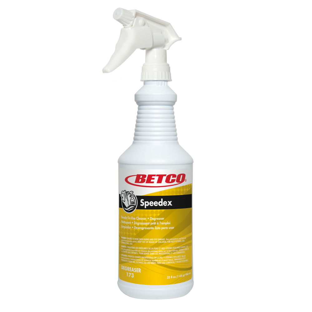 Betco Speedex RTU Degreaser, Mint Scent, 37.41 Oz Bottle, Case Of 12 (Min Order Qty 2) MPN:F000173Q128800BE1200