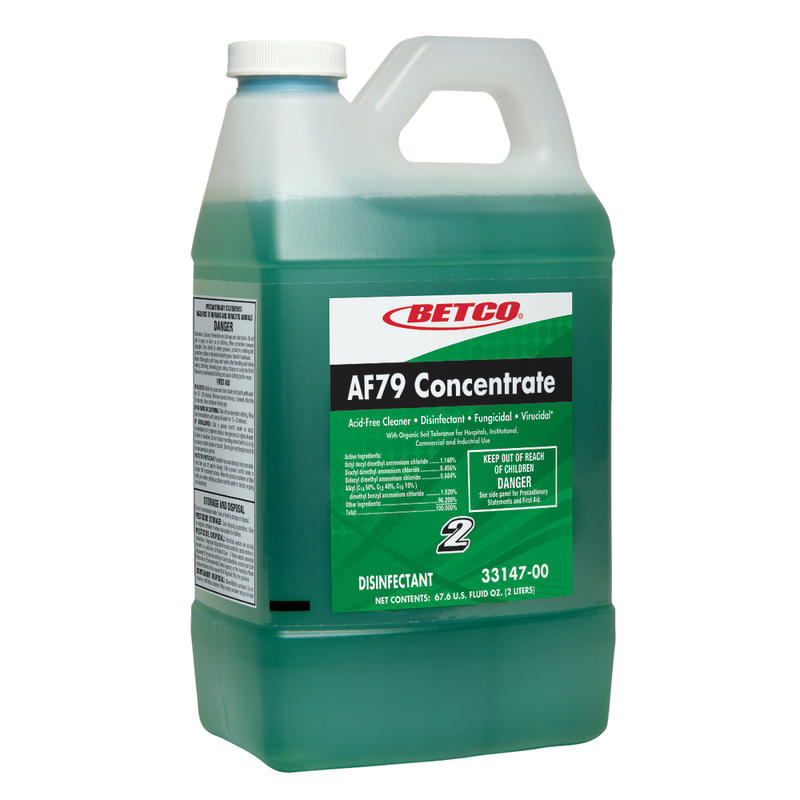 Betco AF79 Fastdraw Acid-Free Disinfectant Restroom Cleaner Concentrate Disinfectant, 67.6 Oz Bottle, Case Of 4 MPN:3314700