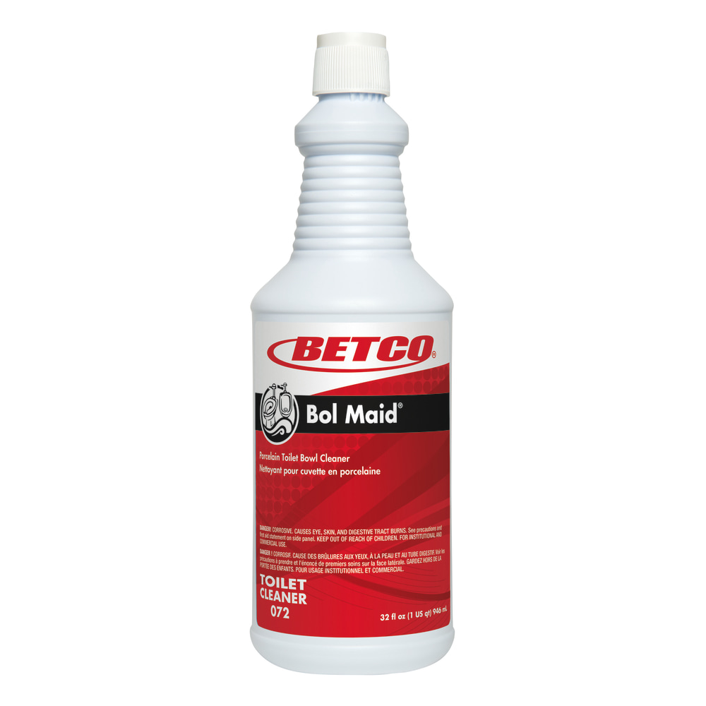 Betco Bol Maid Toilet Cleaner, Mint Scent, 32 Oz Bottle, Case Of 12 (Min Order Qty 2) MPN:0721200