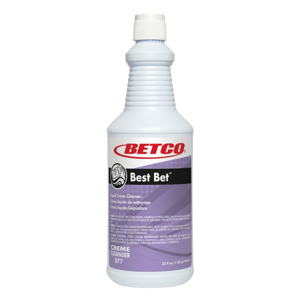 Betco Best Bet Creme Cleanser, Fresh Mint Scent, 41.3 Oz Bottle, Case Of 12 MPN:0771200