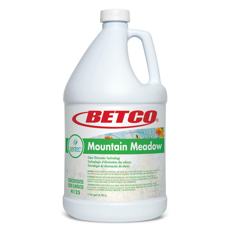 Betco SenTec Mountain Meadow Air Freshener , 1 Gal, Pack of 4 MPN:41250400