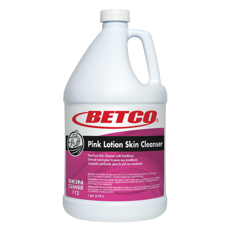 Betco Pink Lotion Skin Soap Cleanser, Unscented, 128 Oz Bottle (Min Order Qty 2) MPN:H1120400