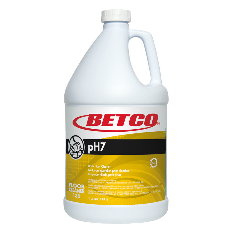 Betco pH7 Floor Cleaner Concentrate, 128 Oz Bottle, Case Of 4 (Min Order Qty 2) MPN:1380400