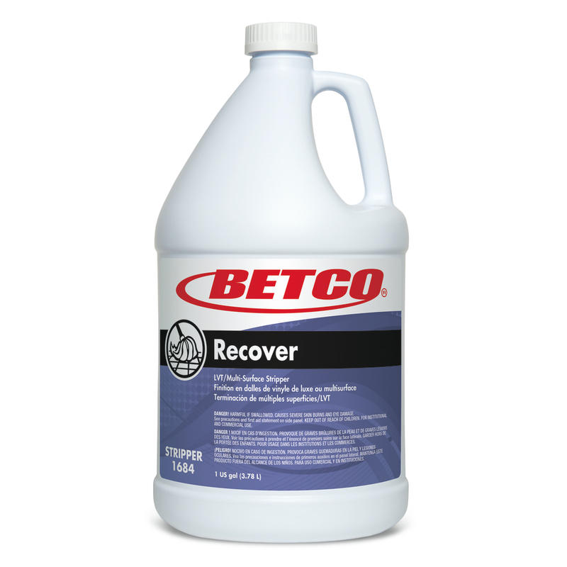 Betco Elevate Recover Floor Stripper, Citrus Scent, 128 Oz Bottle, Case Of 4 MPN:16840400