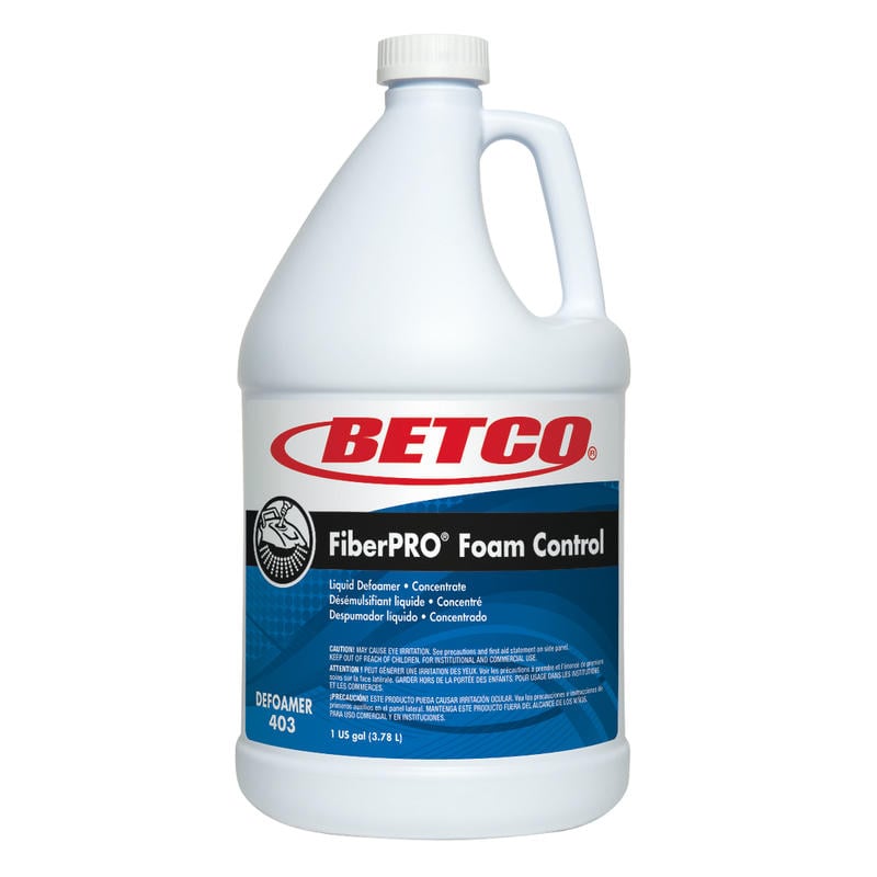 Betco FiberPRO Foam Control, 128 Oz Bottle, Case Of 4 MPN:4030400