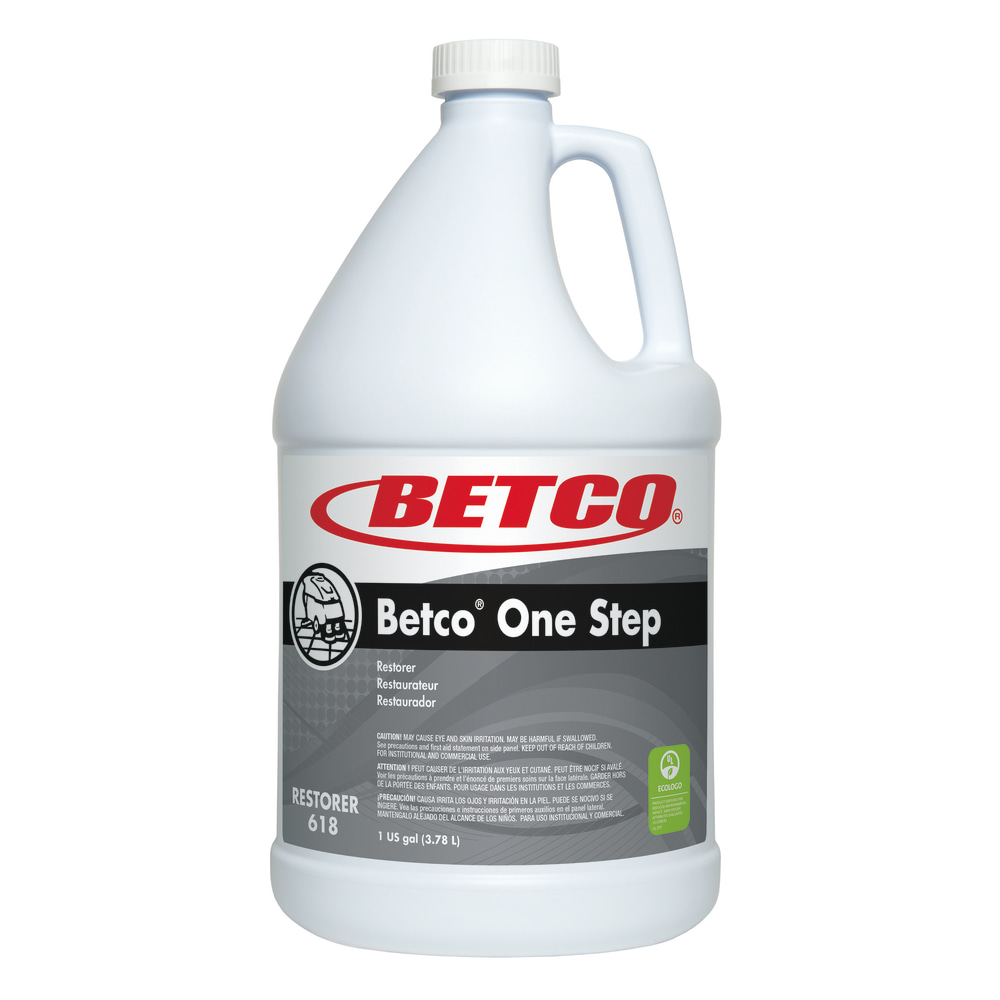 Betco One Step Restorer, Citrus Scent, 128 Oz Bottle, Case Of 4 Restorers MPN:6180400