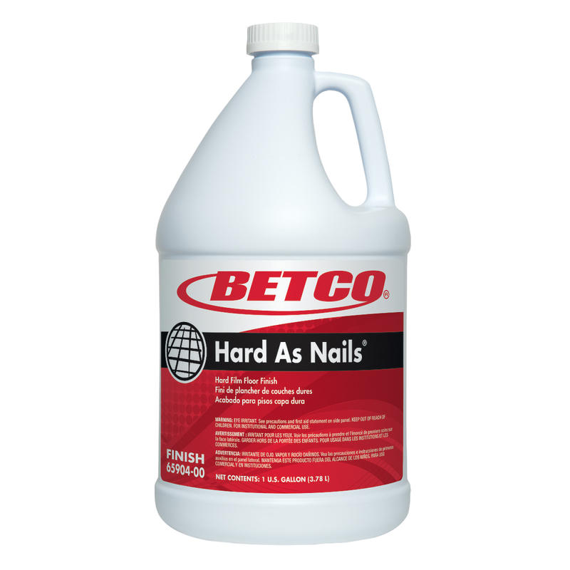 Betco Hard As Nails Floor Finish, 128 Oz Bottle, Case Of 4 MPN:6590400
