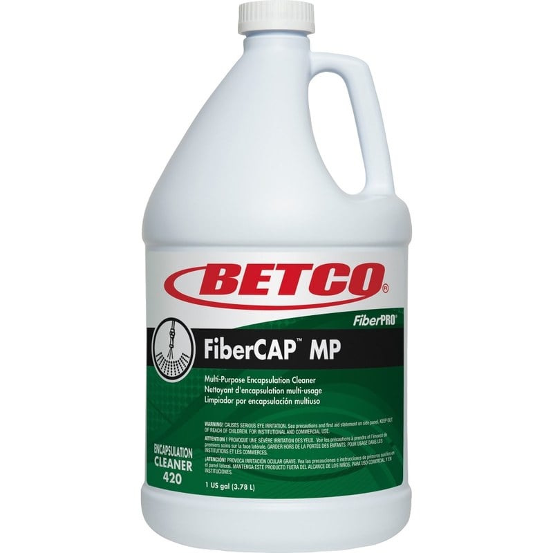 Betco FiberCAP MP Cleaner - 128 fl oz (4 quart) - 1 Each - Quick Drying, Non-flammable - Clear (Min Order Qty 2) MPN:BET4200400