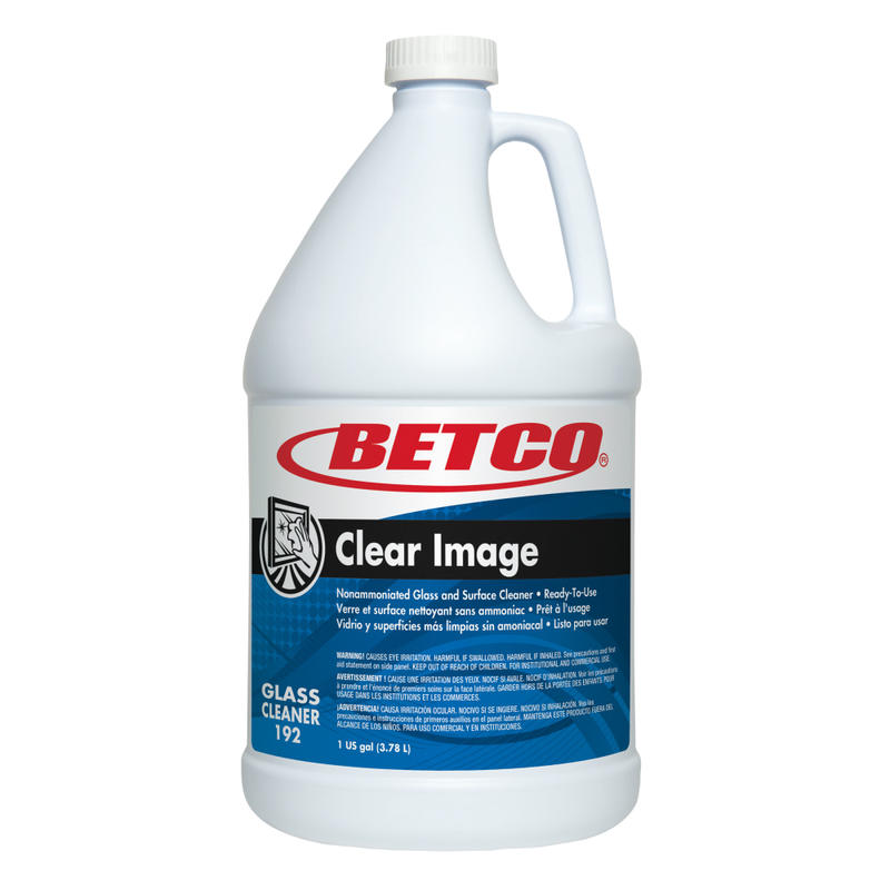 Betco Clear Image RTU Glass Cleaner, 128 Oz Bottle, Case Of 4 (Min Order Qty 2) MPN:1920400