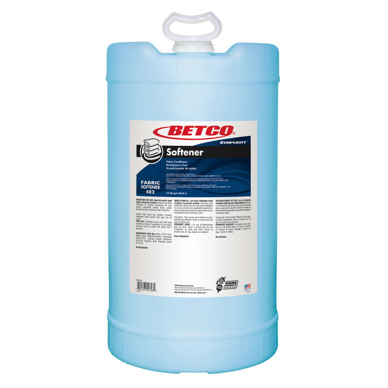 Betco Symplicity Fabric Softener, Fresh Scent, 15 Gallon Bottle MPN:4827700