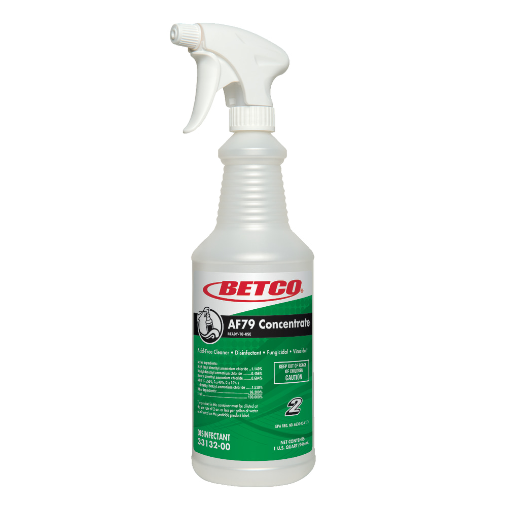 Betco AF79 Spray Bottles, 32 Oz., Pearlized, Case Of 12 (Min Order Qty 2) MPN:3313200