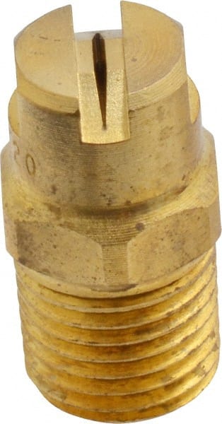 Brass Standard Fan Nozzle: 1/4