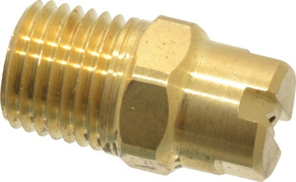 Brass Standard Fan Nozzle: 1/4