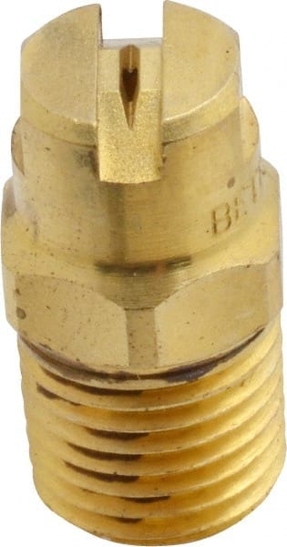 Brass Standard Fan Nozzle: 1/4