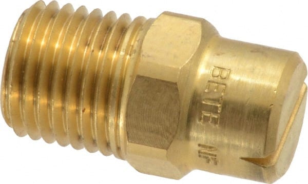 Brass Standard Fan Nozzle: 1/4