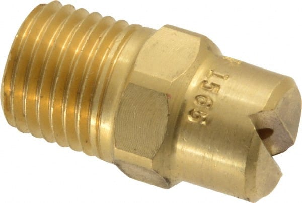 Brass Standard Fan Nozzle: 1/4