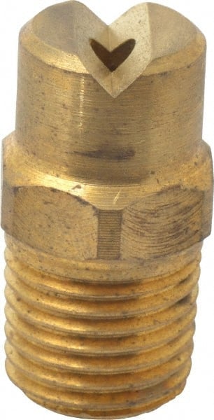 Brass Standard Fan Nozzle: 1/4