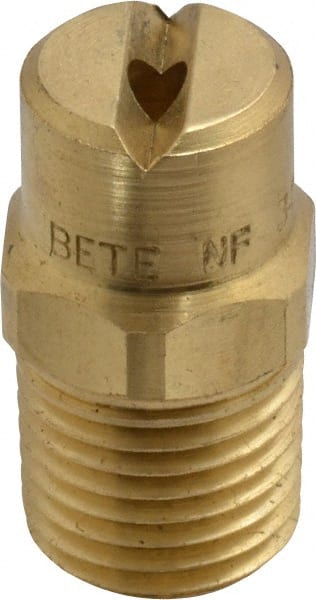 Brass Standard Fan Nozzle: 1/4