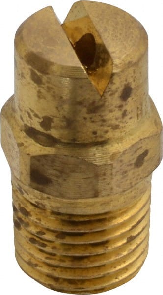 Brass Standard Fan Nozzle: 1/4