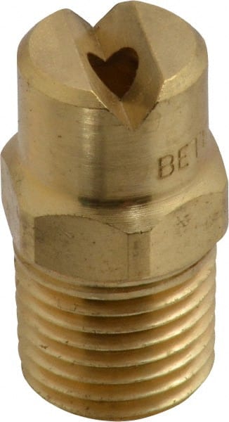 Brass Standard Fan Nozzle: 1/4