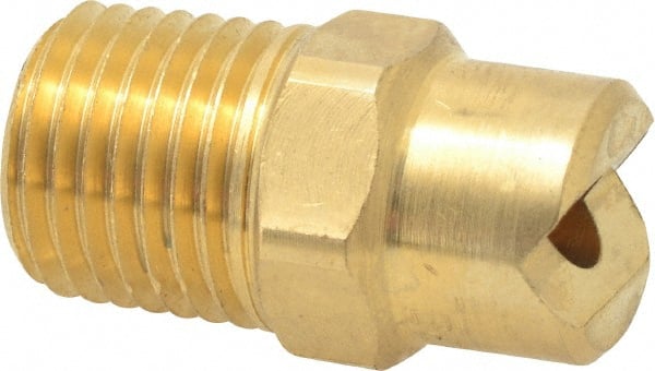 Brass Standard Fan Nozzle: 1/4