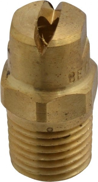 Brass Standard Fan Nozzle: 1/4