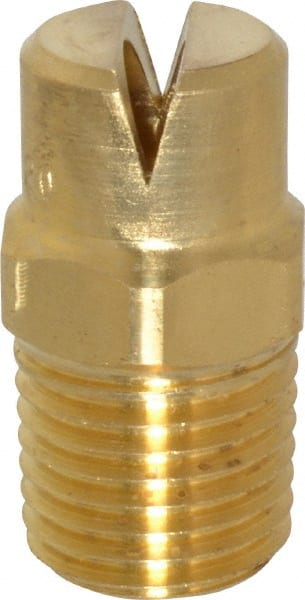 Brass Standard Fan Nozzle: 1/4