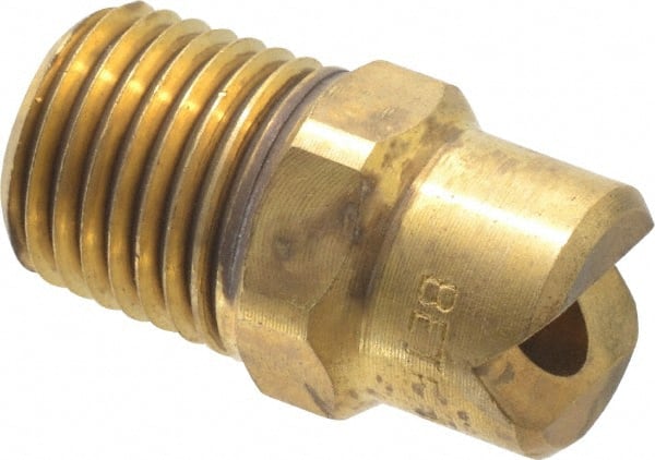 Brass Standard Fan Nozzle: 1/4